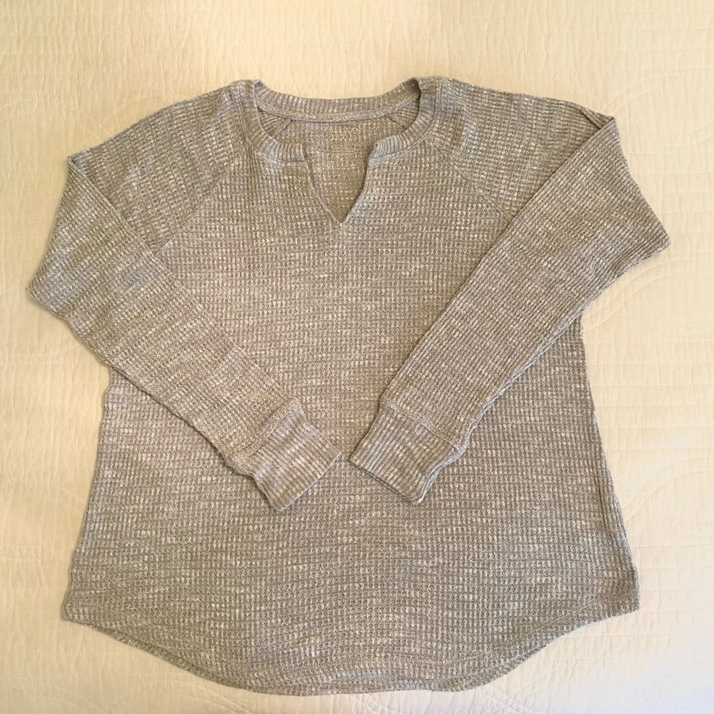 Gray Knit Sweater
